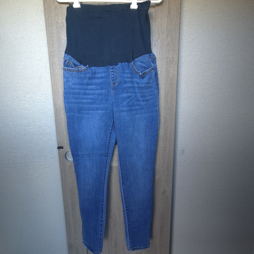 Indigo Poppy Maternity Jeans Size XL Denim